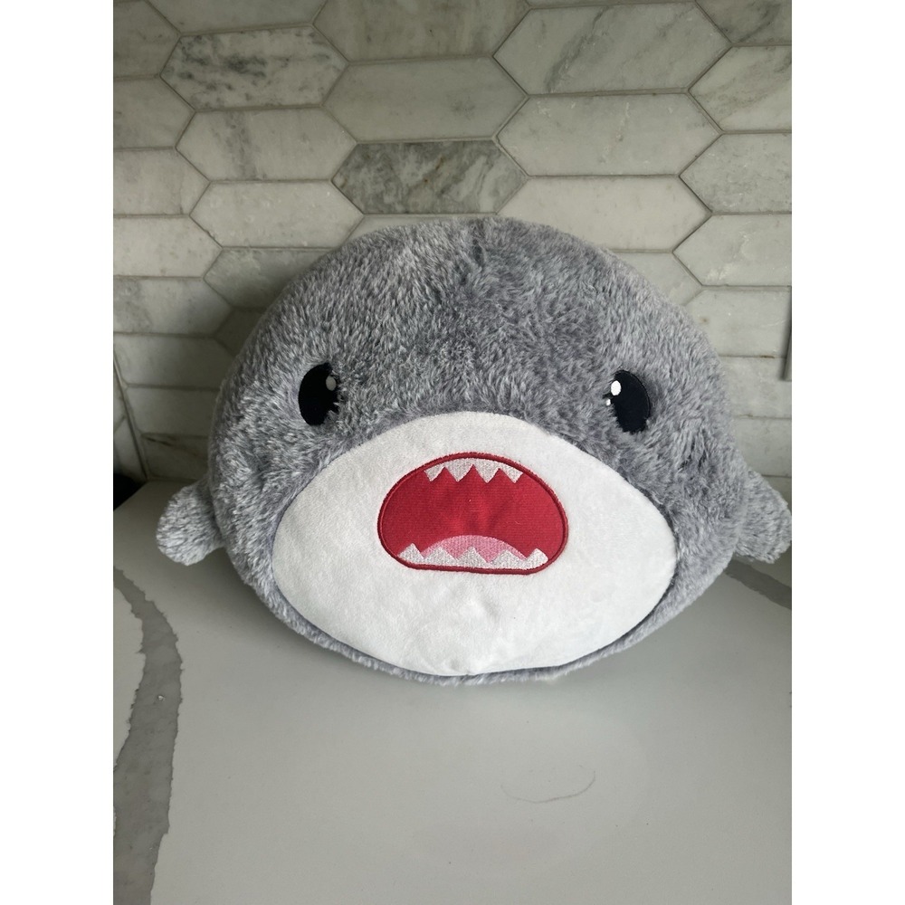 NWT Fiesta Gumballs Stan The Shark 11" Gray Soft Plush Stuffed Animal Toy